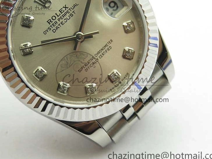 MiroTime 0513 Datejust 31mm 278271 SS BP Maker Best Edition Silver Crystal Dial on Jubilee Bracelet OnTrend 2741